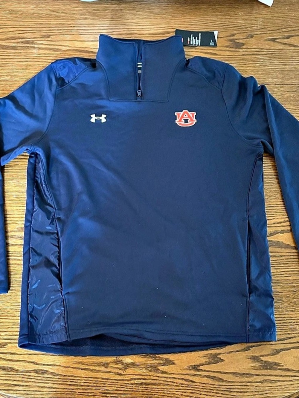 Under Armour Auburn Tigers Playoff Performance Quarter-Zip Jacket | Large